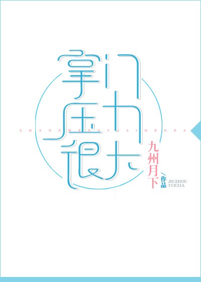 掌门压力很大 封面